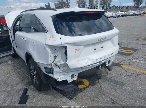 5XYRH4LF6NG121625 2022 KIA SORENTO White 