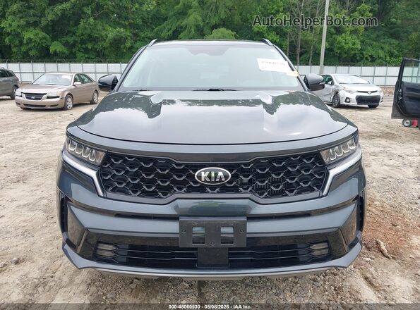 5XYRH4LF9MG072225 2021 KIA SORENTO Серый Вид щитка приборов