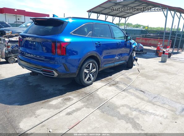 5XYRH4LF9NG144767 2022 KIA SORENTO Blue Tył prawy
