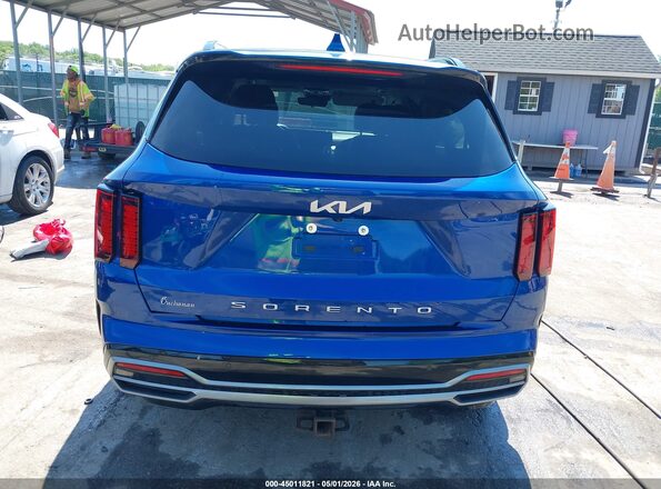 5XYRH4LF9NG144767 2022 KIA SORENTO Blue 