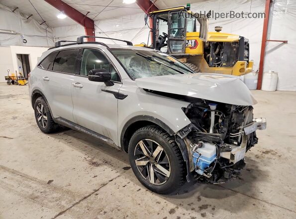 5XYRH4LF9NG157423 2022 KIA SORENTO Gray 