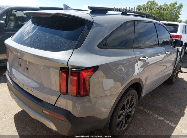 5XYRHDLF3NG108900 2022 KIA SORENTO Light Blue Rear right