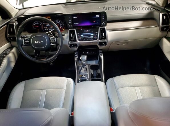 5XYRHDLF4NG104838 2022 KIA SORENTO Black წინა პანელის ხედი
