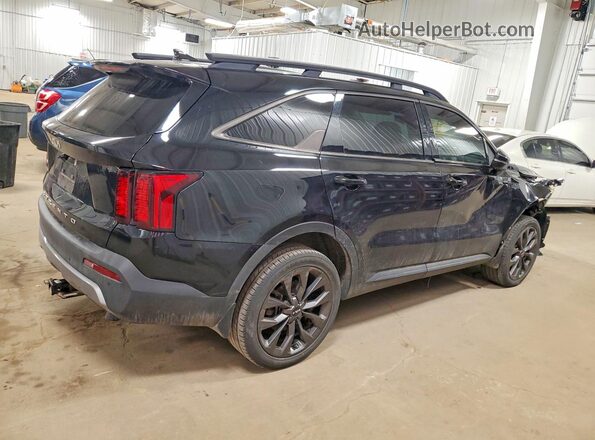 5XYRHDLF4NG104838 2022 KIA SORENTO Black უკანა მარჯვენა