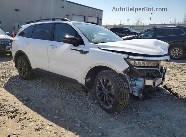 5XYRHDLF5MG071802 2021 KIA SORENTO Белый Передняя правая четверть