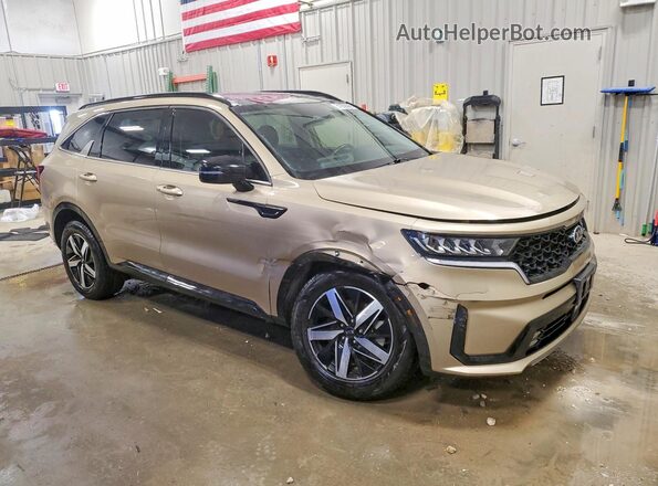 5XYRHDLF9MG028841 2021 KIA SORENTO Gold Przód prawy