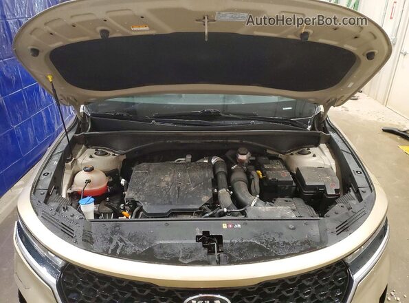 5XYRHDLF9MG028841 2021 KIA SORENTO Gold Widok komory silnika