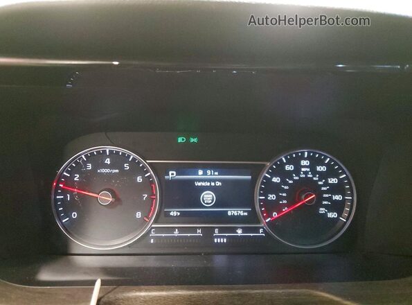 5XYRHDLF9MG028841 2021 KIA SORENTO Gold Widok zestawu wskaźników