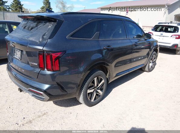 5XYRHDLF9MG057630 2021 KIA SORENTO Gray Trasero derecho