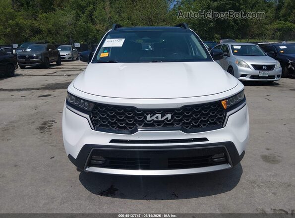 5XYRHDLF9NG134367 2022 KIA SORENTO White 