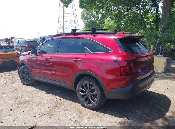 5XYRHDLFXPG226574 2023 KIA SORENTO Red Rear left