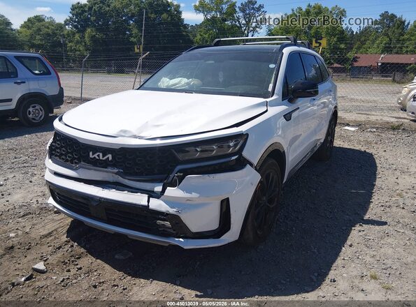 5XYRK4LF1NG086316 2022 KIA SORENTO White Դիմացի տեսք