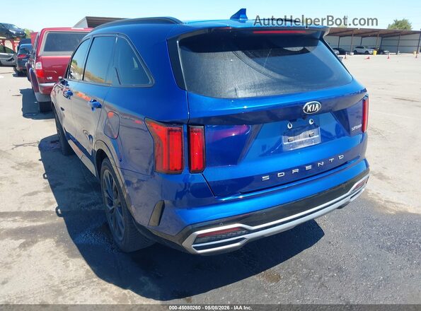 5XYRK4LF2MG043313 2021 KIA SORENTO Blue 
