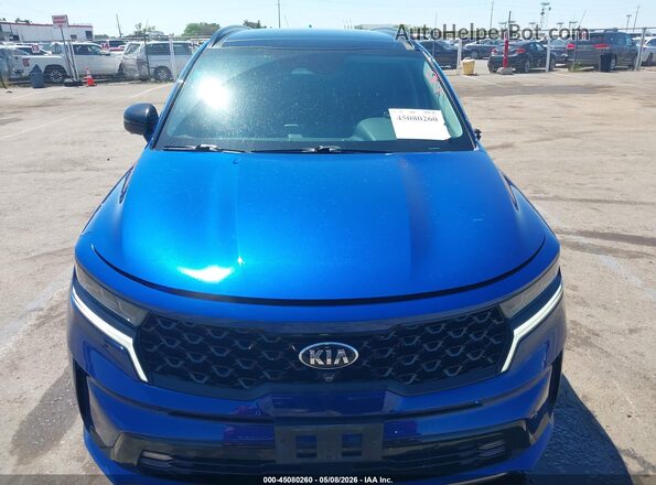 5XYRK4LF2MG043313 2021 KIA SORENTO Blue 