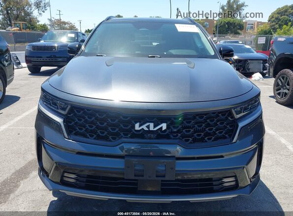 5XYRK4LF3NG077696 2022 KIA SORENTO Black Vista del cuadro de instrumentos