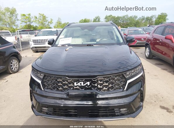 5XYRK4LF4NG143561 2022 KIA SORENTO Черный Вид щитка приборов