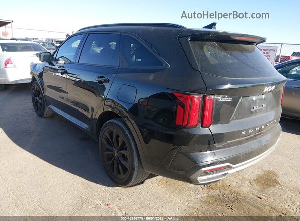 5XYRK4LF5NG153824 2022 KIA SORENTO Black Rear left