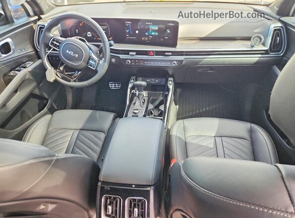 5XYRKDJF0RG264192 2024 KIA SORENTO White Widok deski rozdzielczej