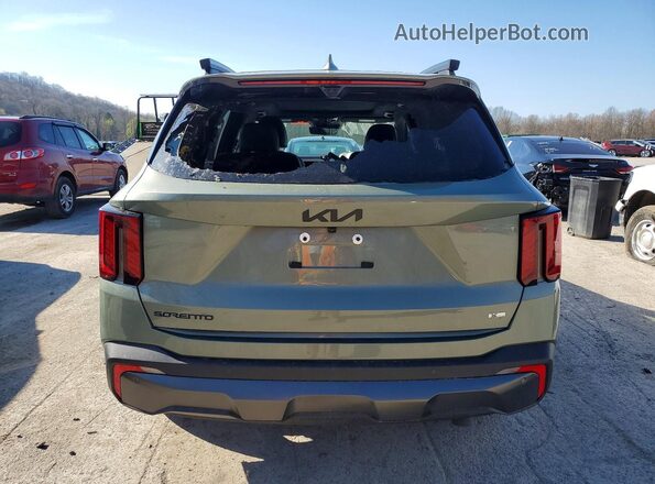 5XYRKDJF0SG406529 2025 KIA SORENTO Green 