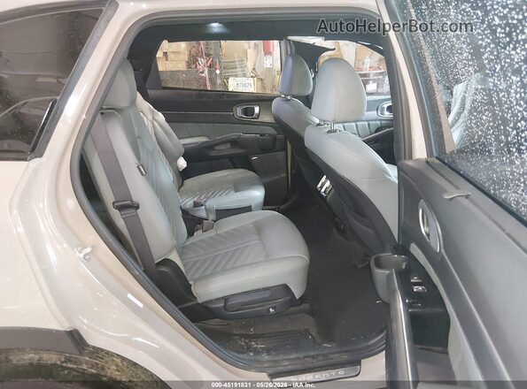 5XYRKDJF4RG271078 2024 KIA SORENTO Gray Widok naklejki z numerem VIN
