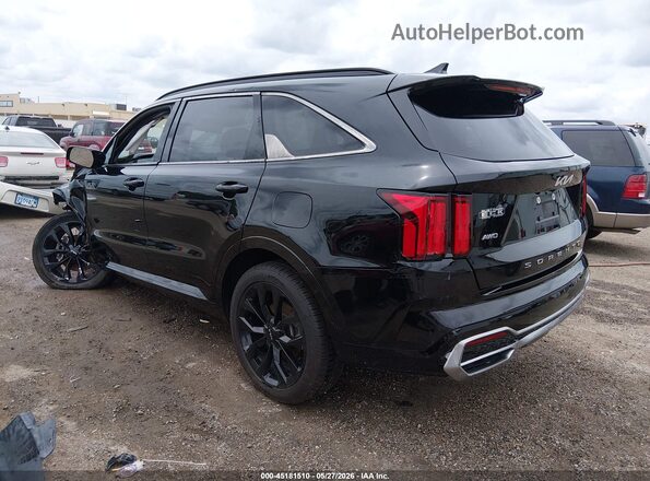 5XYRKDLF0NG077087 2022 KIA SORENTO Черный Задняя левая четверть