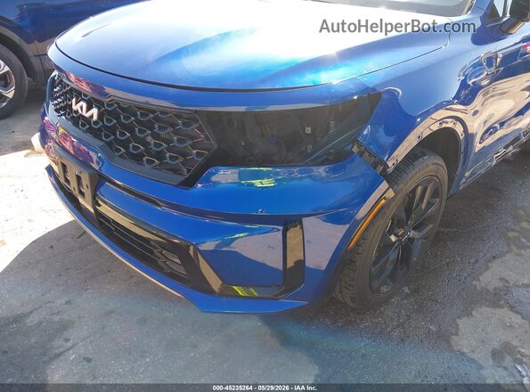 5XYRKDLF0NG121377 2022 KIA SORENTO Синий 