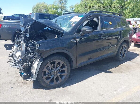 5XYRKDLF1NG109030 2022 KIA SORENTO Black Vista tres cuartos delantera izquierda