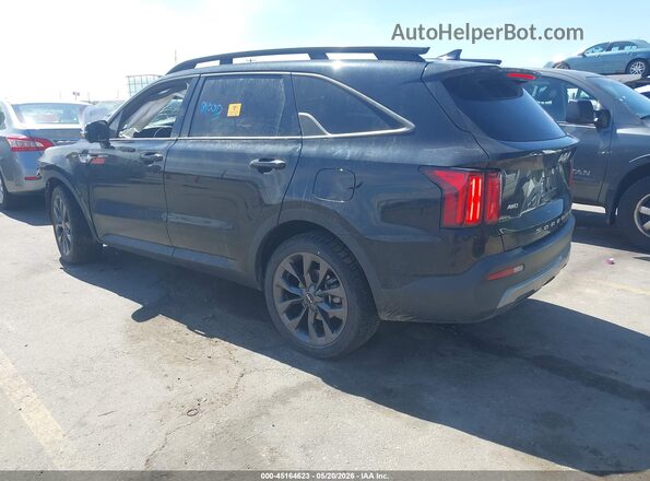 5XYRKDLF1NG109030 2022 KIA SORENTO Black Trasero izquierdo