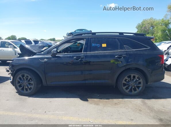 5XYRKDLF1NG109030 2022 KIA SORENTO Black Vista interior trasera