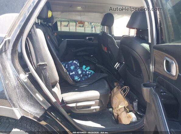5XYRKDLF1NG109030 2022 KIA SORENTO Black Vista de la etiqueta del VIN