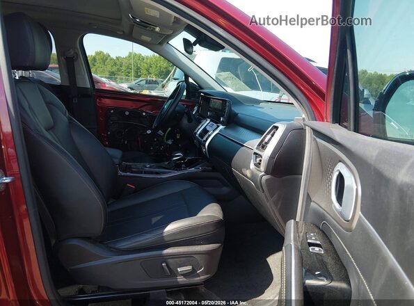 5XYRKDLF5MG044262 2021 KIA SORENTO Red Front interior view