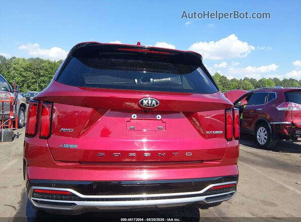 5XYRKDLF5MG044262 2021 KIA SORENTO Red 