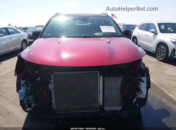 5XYRKDLF5MG044262 2021 KIA SORENTO Red Rear interior view