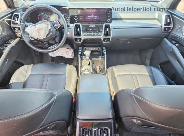 5XYRKDLFXNG121158 2022 KIA SORENTO Black 