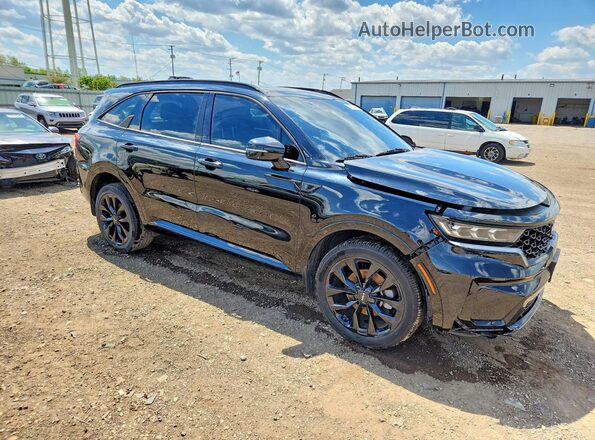 5XYRKDLFXNG121158 2022 KIA SORENTO Black 