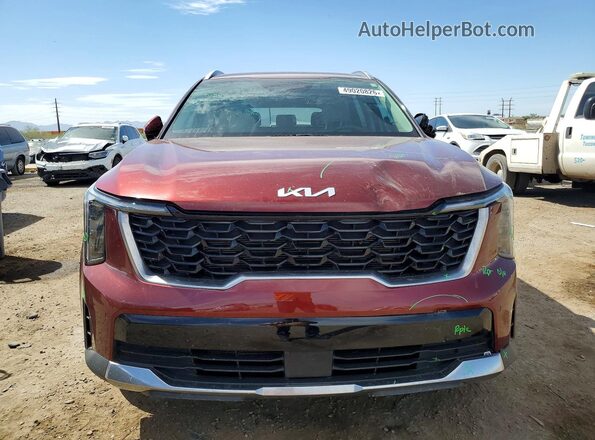 5XYRL4JC0RG299043 2024 KIA SORENTO Burgundy წინა ხედი