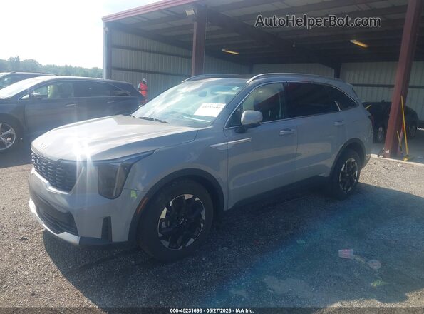 5XYRL4JC1SG378596 2025 KIA SORENTO Gray Vista tres cuartos delantera izquierda