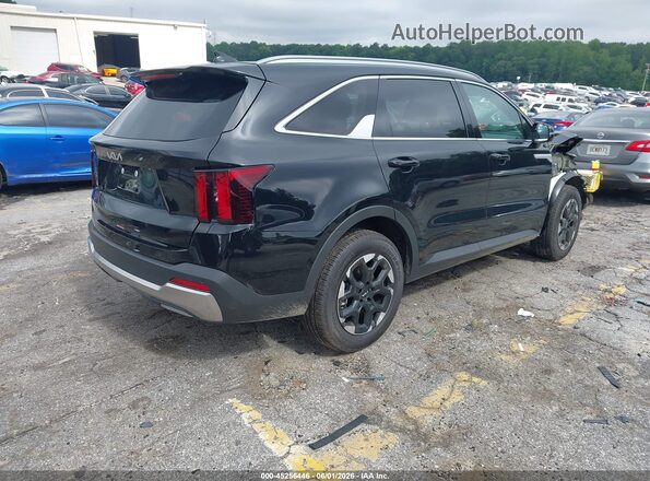 5XYRL4JC4SG377233 2025 KIA SORENTO Черный Задняя правая четверть