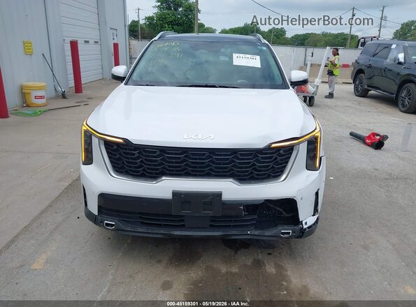 5XYRL4JC5RG279385 2024 KIA SORENTO White Instrument cluster view