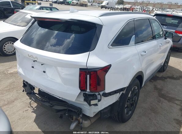 5XYRL4JC7RG297273 2024 KIA SORENTO White Задня права чверть