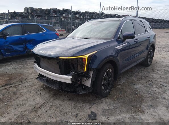 5XYRL4JC7SG316720 2025 KIA SORENTO Синий Передняя левая четверть