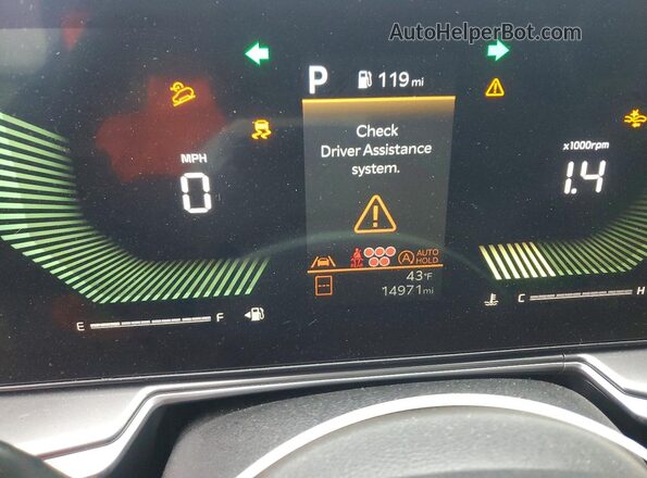 5XYRL4JC8RG289053 2024 KIA SORENTO Black Widok zestawu wskaźników