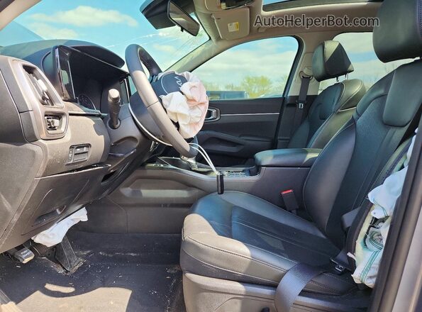 5XYRL4LC0PG230749 2023 KIA SORENTO Gray Vista interior delantera