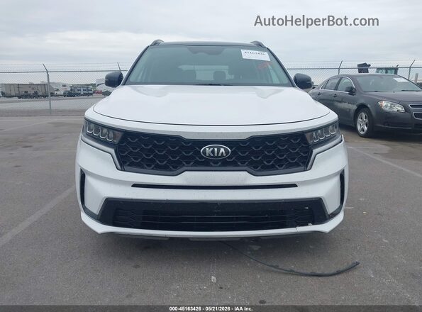 5XYRL4LC3MG018651 2021 KIA SORENTO White Widok zestawu wskaźników