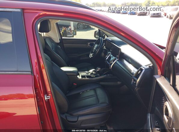 5XYRL4LC4PG167414 2023 KIA SORENTO Red Սալոնի դիմացի տեսք