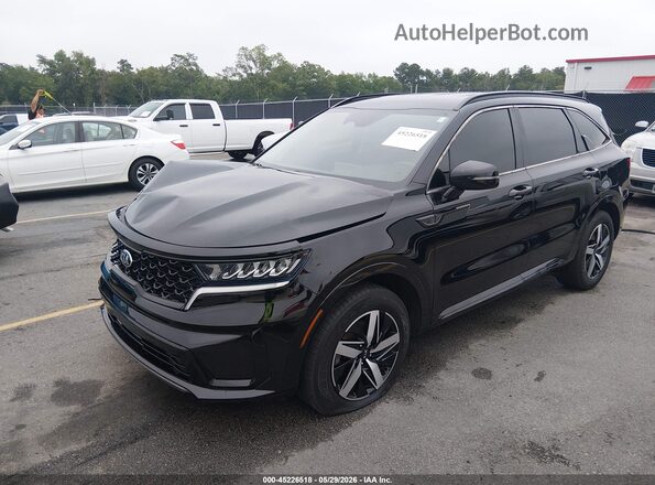 5XYRL4LC5MG001057 2021 KIA SORENTO Black Передня ліва чверть