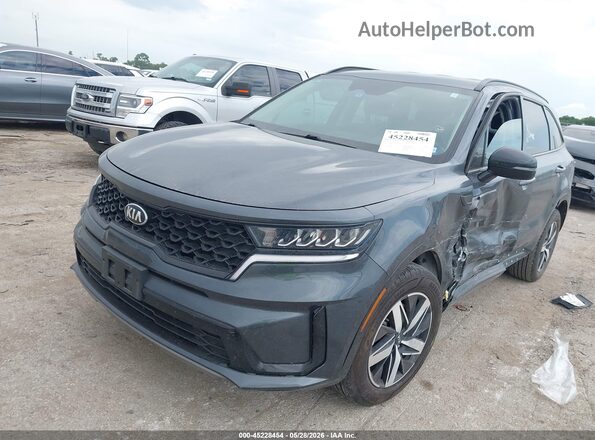 5XYRL4LC6MG020328 2021 KIA SORENTO Серый Передняя левая четверть