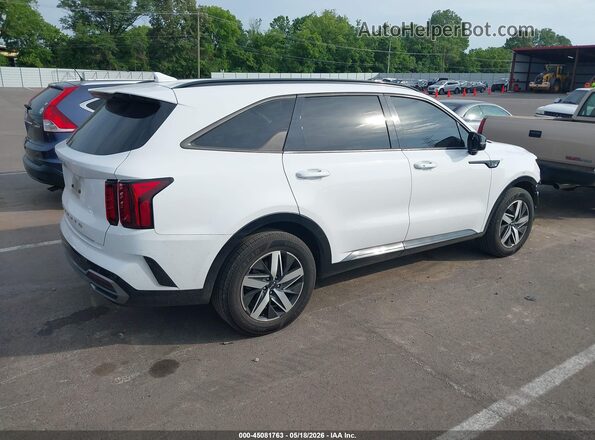 5XYRL4LC8NG143601 2022 KIA SORENTO White უკანა მარჯვენა
