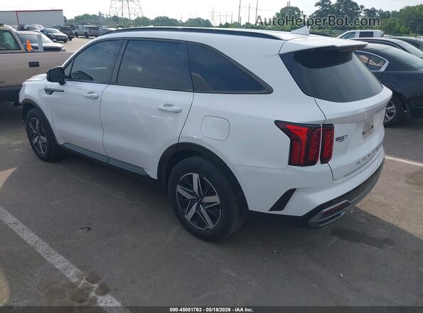 5XYRL4LC8NG143601 2022 KIA SORENTO White უკანა მარცხენა