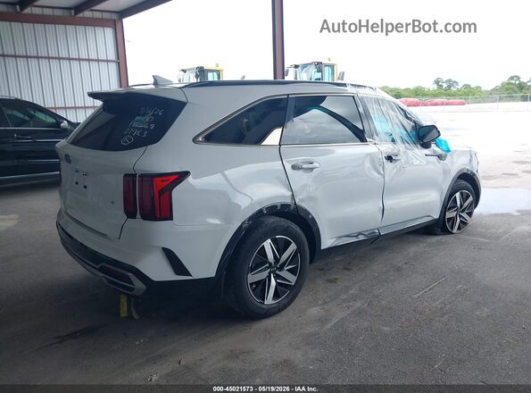 5XYRL4LC9MG018430 2021 KIA SORENTO Белый Задняя правая четверть